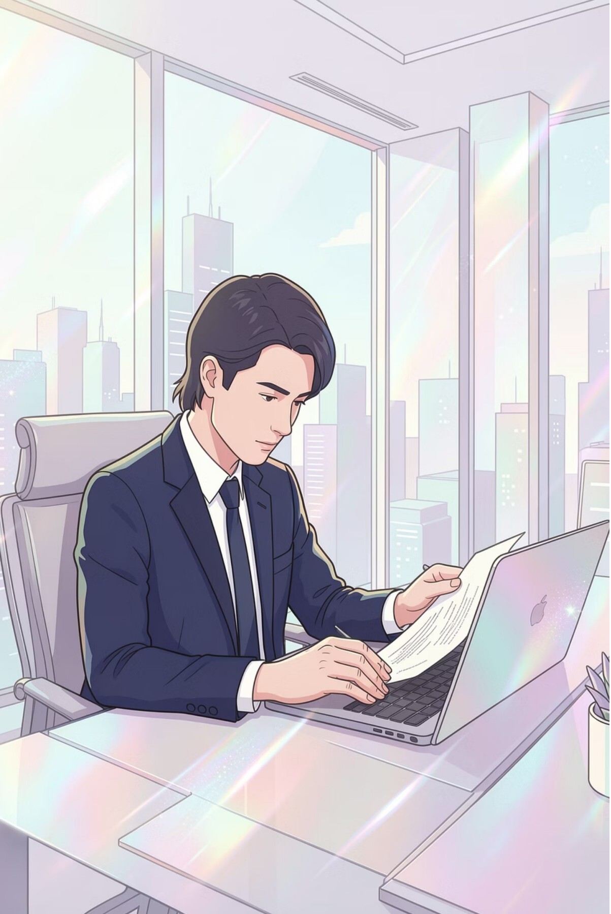 Attorney working with CounselIQ on a laptop